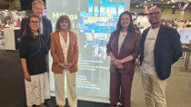 María Pasqualini, en representación de la Municipalidad de Neuquén, en España. María Pasqualini, en representación de la Municipalidad de Neuquén, en España.