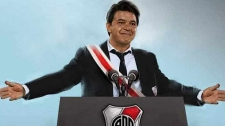 Los hinchas de River festejaron con memes la continuidad de Gallardo