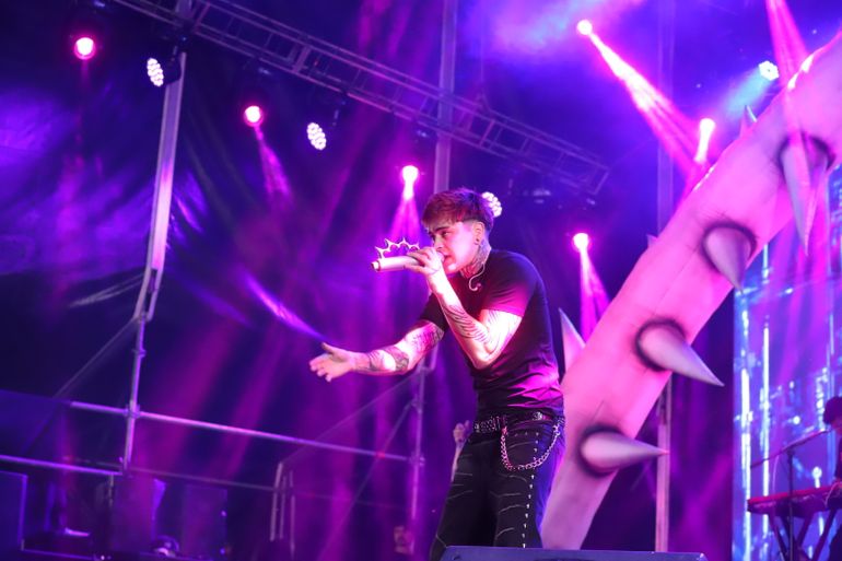 Lit Killah fue la sorpresa de esta 13ª edición de la Fiesta de la Confluencia en Neuquén.