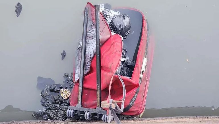 El empresario fue hallado en una valija El empresario fue hallado en una valija