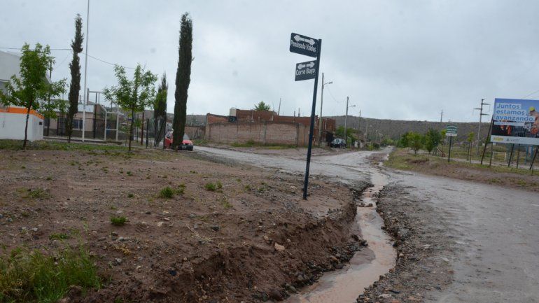Calles destrozadas