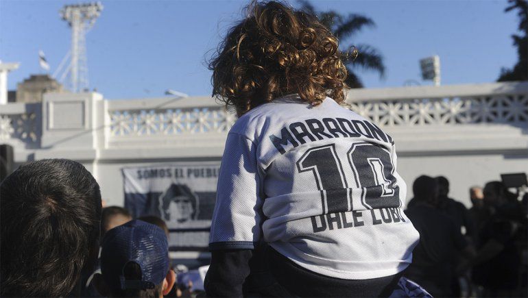 La camiseta de Maradona.