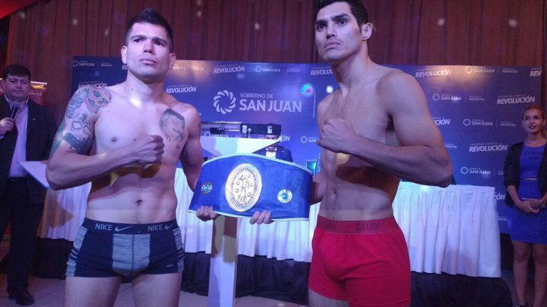 En el pesaje de ayer