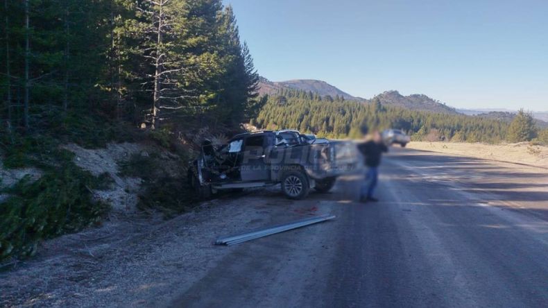 Dos personas resultaron heridas por el siniestro. | LM Neuquen Dos personas resultaron heridas por el siniestro.