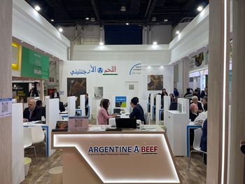 El Pabellón Argentine Beef en la Gulfood Dubái 2024.