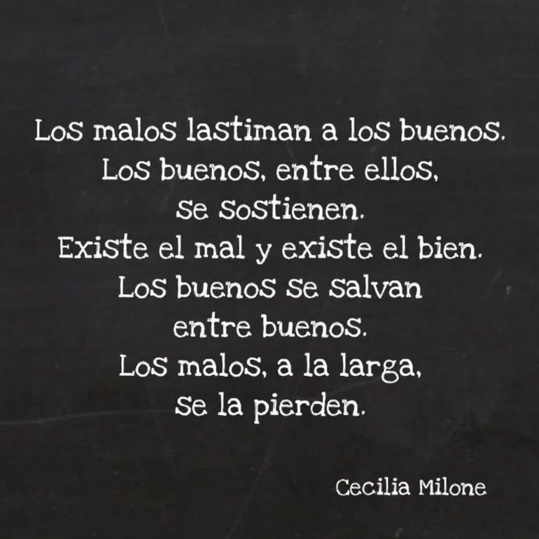 El posteo de Cecilia Milone El posteo de Cecilia Milone