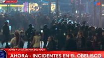 Incidentes en la zona del Obelisco con los vendedores ambulantes. Incidentes en la zona del Obelisco con los vendedores ambulantes.