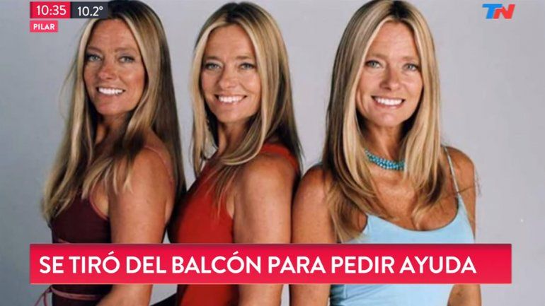 A una de las Trillizas de Oro le entraron a robar y se tiró por el balcón