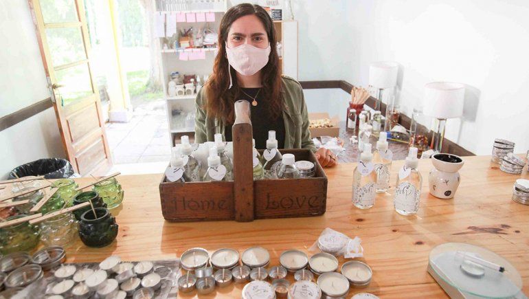 Valentina fabrica aromas en pandemia