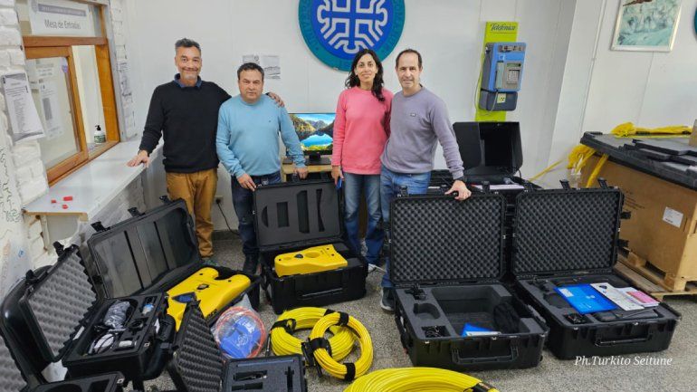 El robot puede sumergirse hasta mil metros de profundidad en el mar.&nbsp;