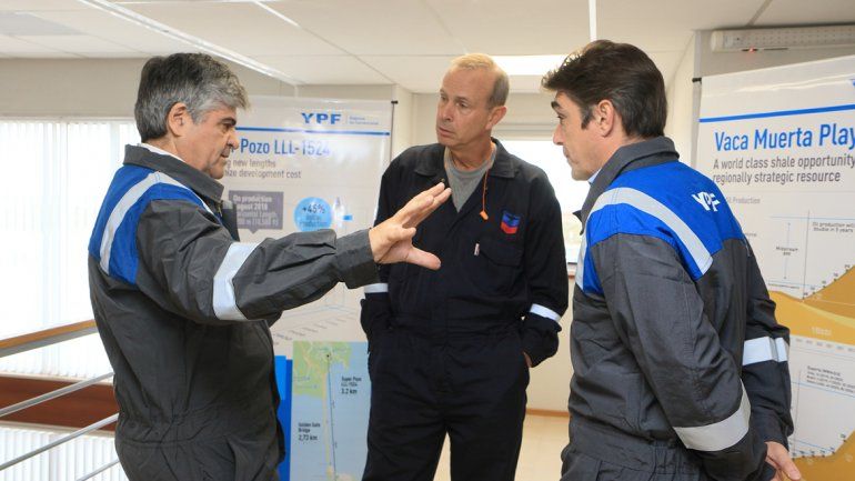 Viajó a Loma Campana la plana mayor de Chevron