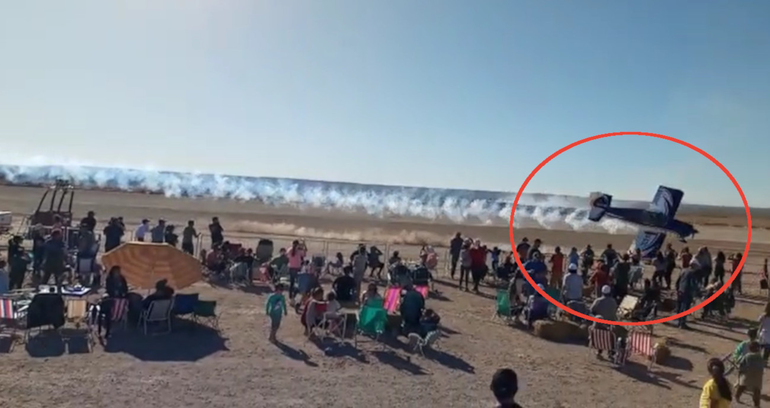 Video impactante: El susto del año en el Festival aéreo de Allen