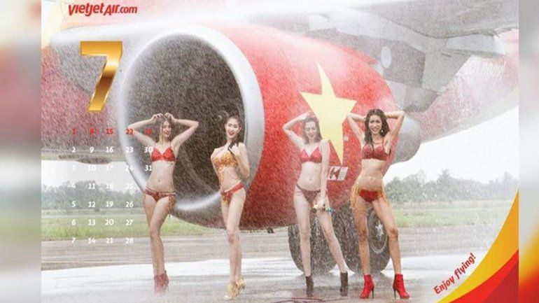 El vuelo del calendario hot