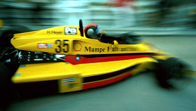 El Penske PC4 de Hans Heyer. El Penske PC4 de Hans Heyer.