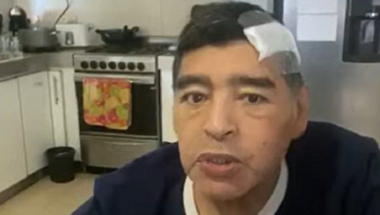 Publican video de Maradona grabado días antes de su muerte