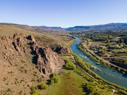 Estudian el uso del suelo en el régimen hídrico del río Aluminé. Foto: gentileza. Estudian el uso del suelo en el régimen hídrico del río Aluminé. Foto: gentileza.
