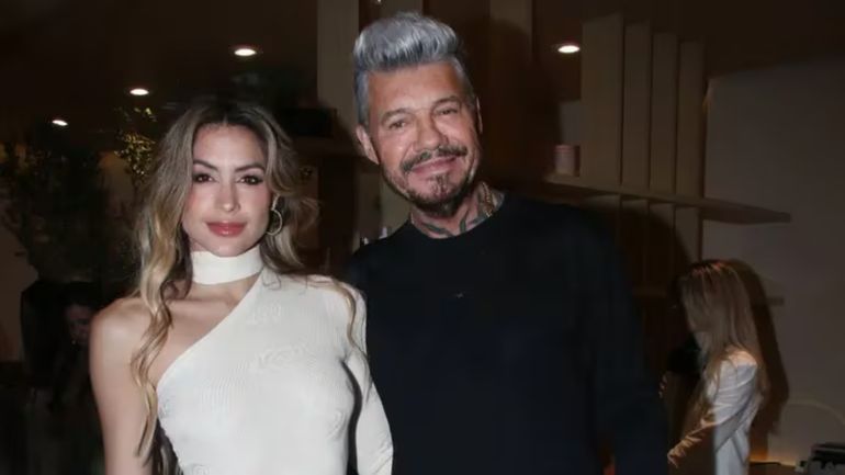 Marcelo Tinelli y Milett Figueroa