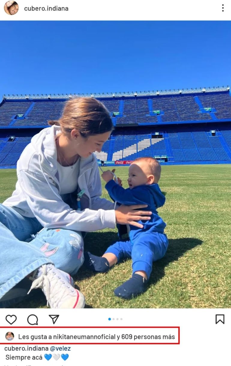 El posteo de la hija de Nicole Neumann que likeo junto a Luca Cubero El posteo de la hija de Nicole Neumann que likeo junto a Luca Cubero