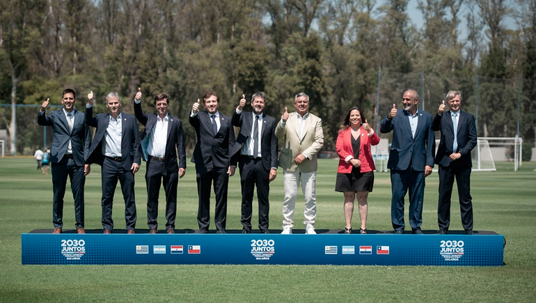 Argentina, Uruguay, Paraguay y Chile lanzaron su candidatura para el Mundial 2030
