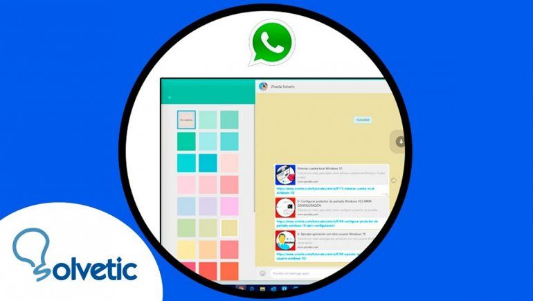 Whatsapp Web: aprendé a cambiar los colores de tu pantalla