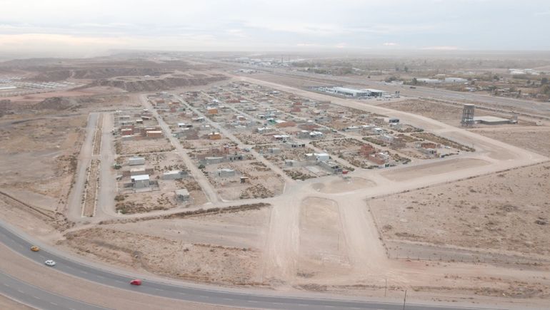 La vivienda a medio construir quedó en el Distrito VII.
