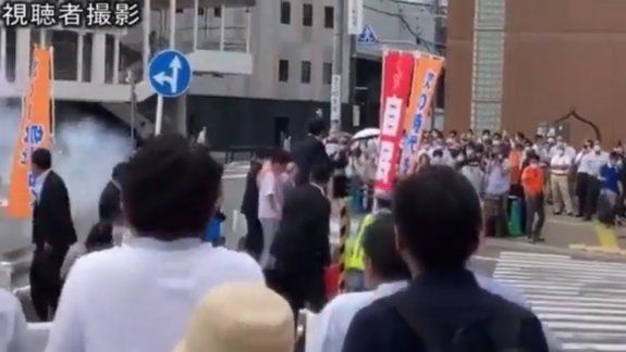 Así fue el momento del asesinato del ex primer ministro de Japón