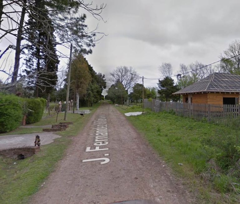 Calle del partido bonaeresne de Pilar, donde ocurrió el violento hecho. Calle del partido bonaeresne de Pilar, donde ocurrió el violento hecho.