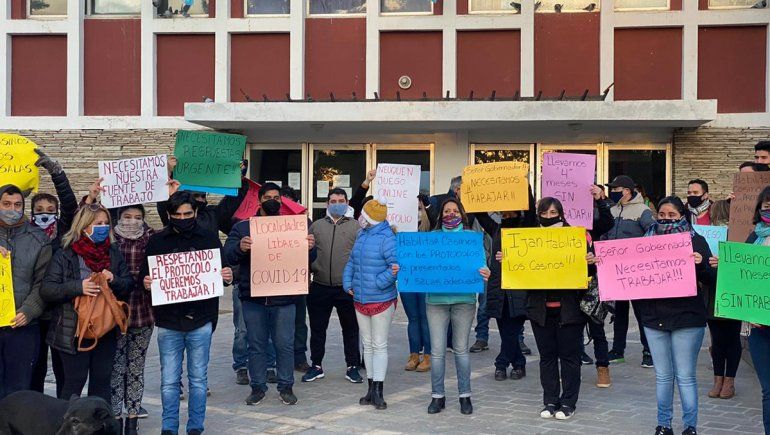 Zapala: empleados de las salas de juego piden la reapertura