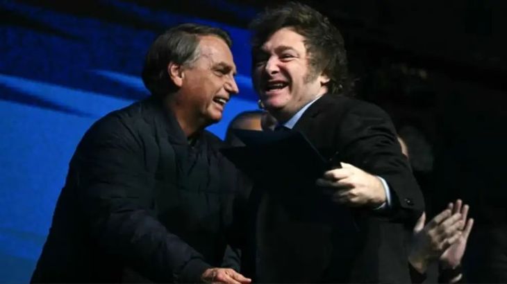 El expresidente de Brasil, jair Bolsonaro, un socio político en latinoamérica del mandatario argentino, Javier Milei. El expresidente de Brasil, jair Bolsonaro, un socio político en latinoamérica del mandatario argentino, Javier Milei.