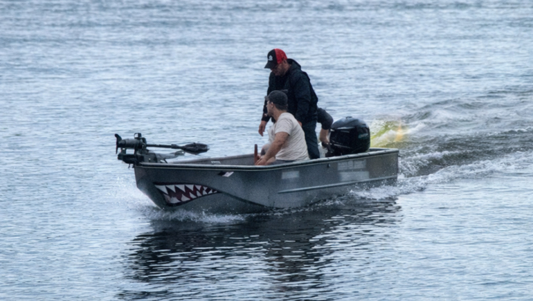 El operativo de rescate se llevó a cabo en el lago&nbsp;Nonthué