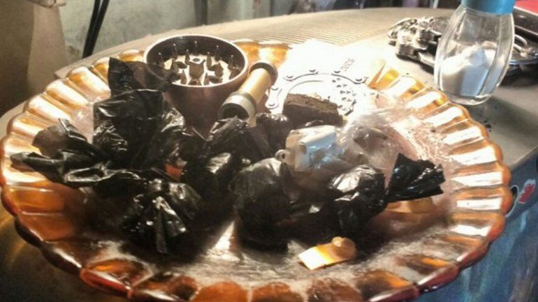 Los bagullos de marihuana separados y listos para ser comercializados.