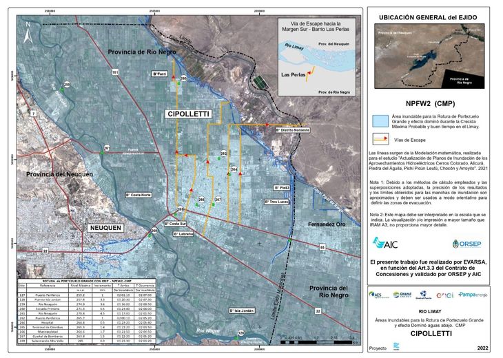 La ciudad de Cipolletti sería la más afectada. La ciudad de Cipolletti sería la más afectada.