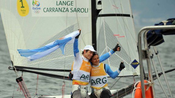 Lange y Carranza ganaron la medalla de oro en vela