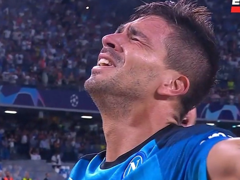 El conmovedor festejo de Gio Simeone y el tatuaje que se hizo a los 14 años