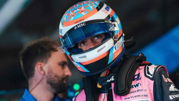 Franco Colapinto brilló en el GP de Miami.