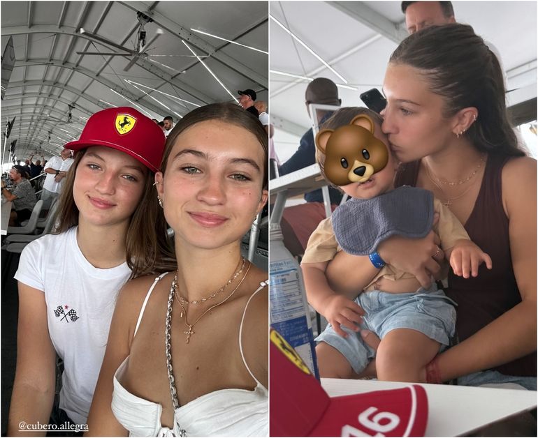 Indiana Cubero, Cruz Urcera y Allegra Indiana Cubero, Cruz Urcera y Allegra