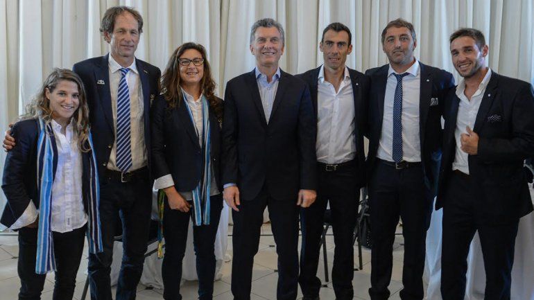 Macri se encontró con los representantes olímpicos de Río