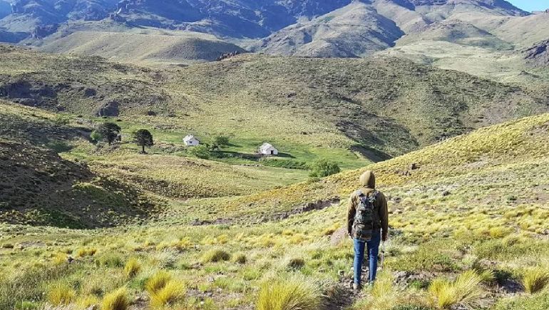 El majestuoso recorrido en el paraje Pino Solo.