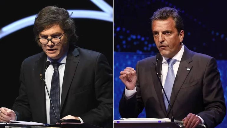 El candidato libertario, Javier Milei, salió debilitado del debate presidencial. El candidato libertario, Javier Milei, salió debilitado del debate presidencial.