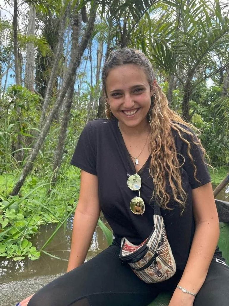 Romina Gonen, una de las tres hrehenes que será liberada por Hamas. Romina Gonen, una de las tres hrehenes que será liberada por Hamas.