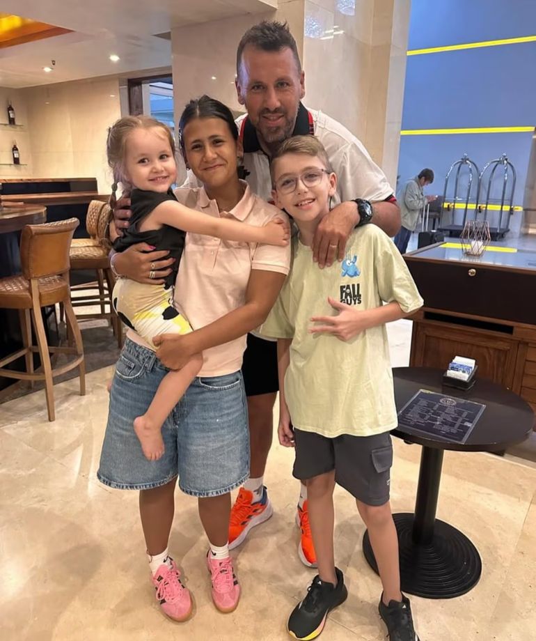 El reencuentro entre Fabbiani y Uma El reencuentro entre Fabbiani y Uma