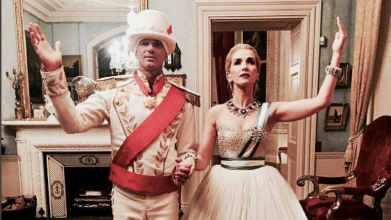 Natalia Oreiro le dio el gusto a un magnate ruso y se disfrazó de Evita