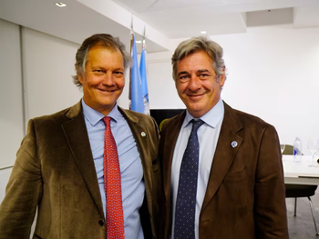 Marcos Pereda y Nicolás Pino están enfrentados y la disputa se definirá en las próximas elecciones Marcos Pereda y Nicolás Pino están enfrentados y la disputa se definirá en las próximas elecciones