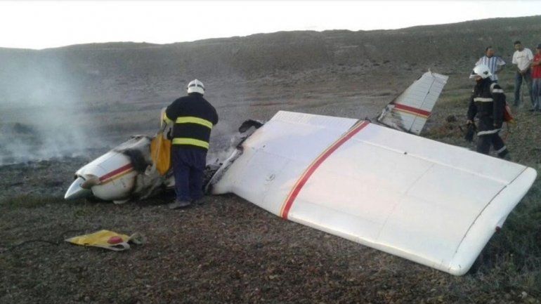 Murió el copiloto de avioneta estrellada en Chubut