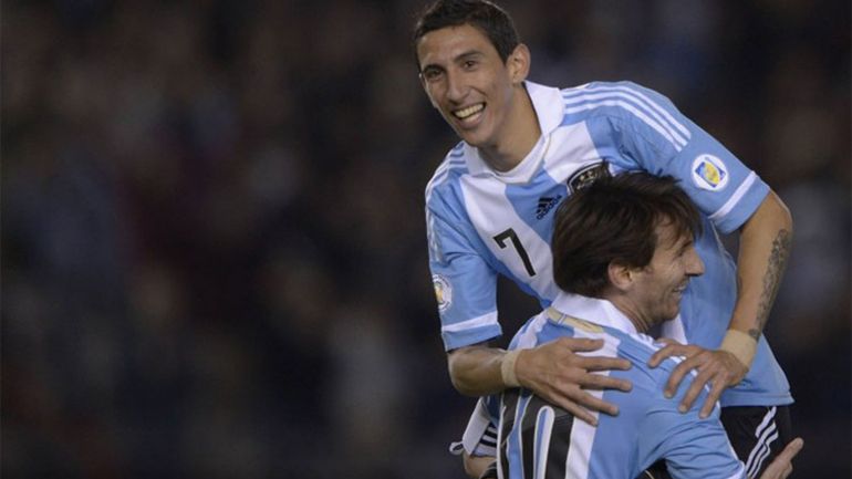 Ángel Di María y Lionel Messi Ángel Di María y Lionel Messi