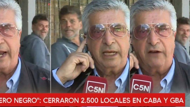Alfredo Casero se burló de los despidos en la era Macri en un móvil de C5N