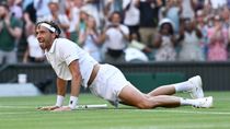 Rinderknech dio el golpe más importante del día con una victoria en cinco sets. 