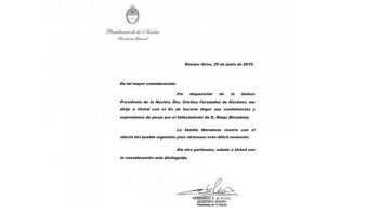 cristina envio sus condolencias por la muerte de don diego cristina envio sus condolencias por la muerte de don diego
