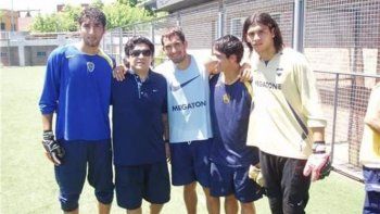 Criado con Maradona cuando atajaba en Boca.