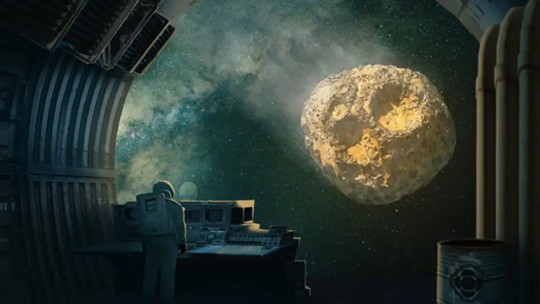 El asteroide 16 Psyche, ubicado entre Marte y Júpiter, posee la mayor reserva de oro y metales preciosos en el universo. El asteroide 16 Psyche, ubicado entre Marte y Júpiter, posee la mayor reserva de oro y metales preciosos en el universo.